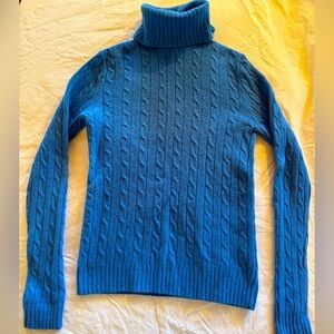 J. Crew Cambridge Cashmere Cable Knit Sweater XS